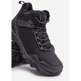 McBraun Zapatos de senderismo ligeros con aislamiento para hombre, negro 6