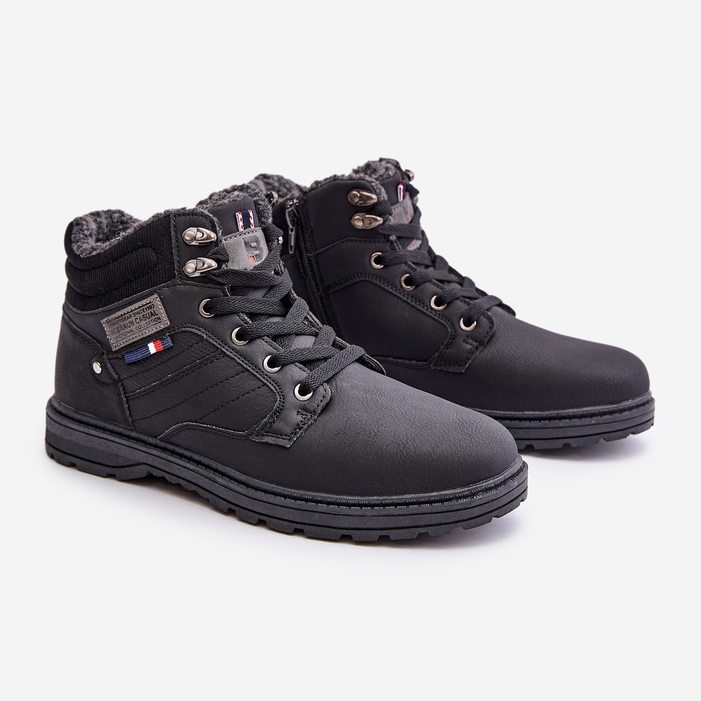 McBraun Tramperos aislados para hombre, color negro 1