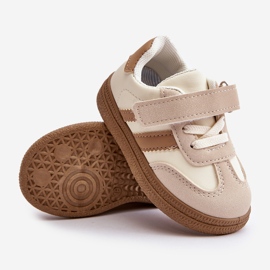 Zapatillas Infantiles Velcro Beige Tromella 3