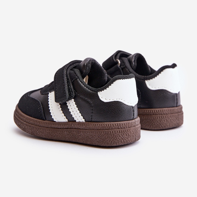 Zapatillas Infantiles Velcro Tromella Negra negro 2 Zapatillas Infantiles Velcro Tromella Negra negro 2
