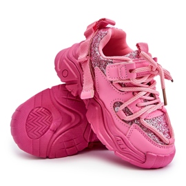 Zapatillas Infantiles Decoradas con Lentejuelas, Rosa Liatoma rosado 6
