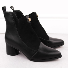 Botas mujer tacón negro D&amp;A S.Barski Premium Collection MR870-96 3