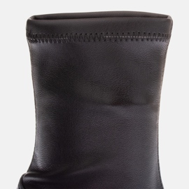 Marco Shoes Botines Marcelo de licra negro 6