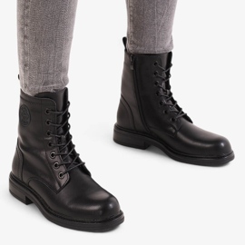 Botines de mujer marroquinería negros Sergio Leone BT682-S 3