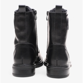 Botines de mujer marroquinería negros Sergio Leone BT682-S 5
