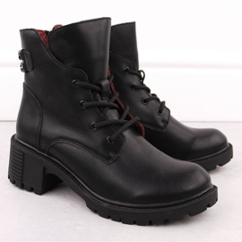 Botines de mujer de piel negra Filippo DBT6491 negro 2
