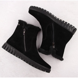 Botas de mujer de piel ante negro con pelo Filippo DBT6362 3