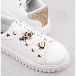 News Deportivas mujer plataforma color blanco NOVEDAD 4756 4