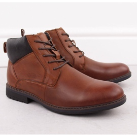 Botines aislantes de piel para hombre, marrón, T.Sokolski Z24-81 1