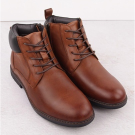Botines aislantes de piel para hombre, marrón, T.Sokolski Z24-81 2