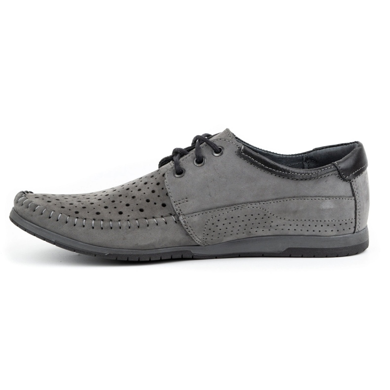 KOMODO Zapatos mocasín de hombre 875 para verano, gris 1
