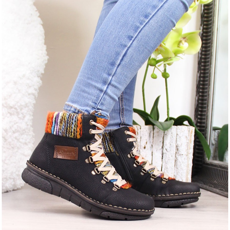 Botas aislantes negras de mujer Rieker 73343-0 negro 2