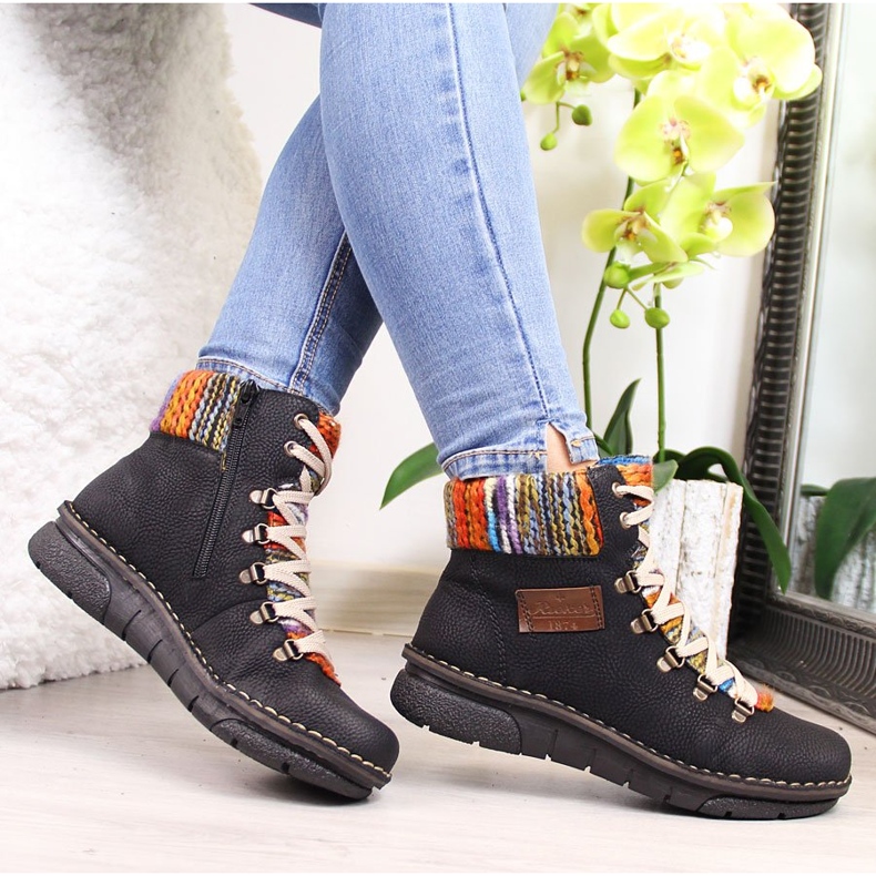 Botas aislantes negras de mujer Rieker 73343-0 negro 1