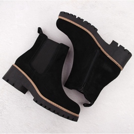 Botas Chelsea de mujer de piel negra Filippo DBT4805 negro 3