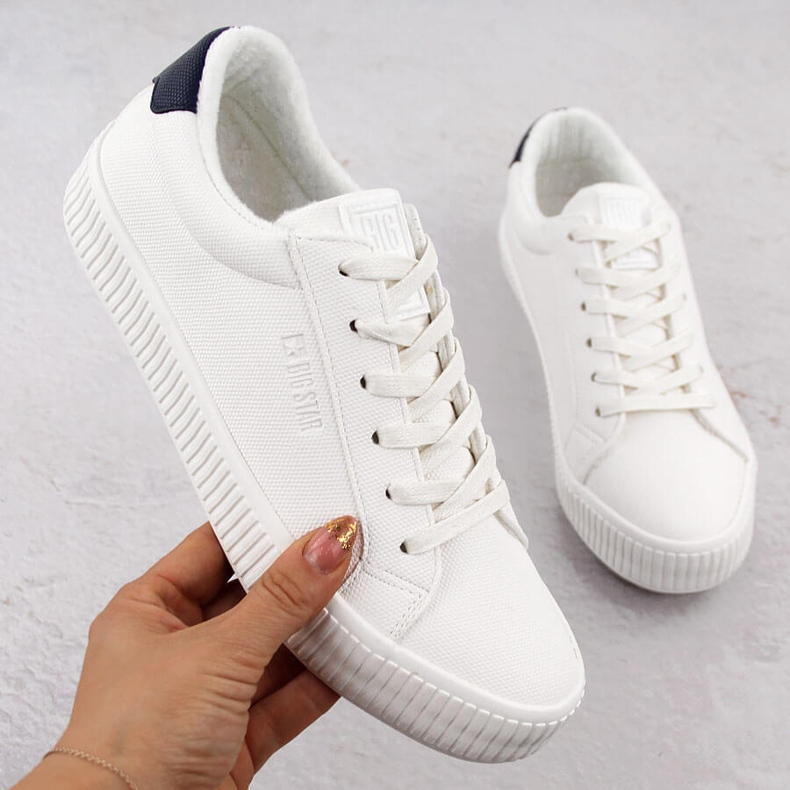 Zapatillas bajas blancas con aislamiento Big Star OO274A460 blanco 1 Zapatillas bajas blancas con aislamiento Big Star OO274A460 blanco 1