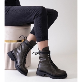 Botas de montaña con aislamiento verdes de Tuima 4