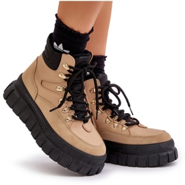 Botas Trapper Aislantes de Mujer con Plataforma Marrón Jelenia 9