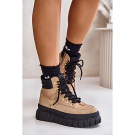 Botas Trapper Aislantes de Mujer con Plataforma Marrón Jelenia 3