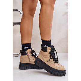 Botas Trapper Aislantes de Mujer con Plataforma Marrón Jelenia 5