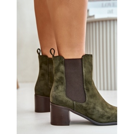 Botines aislantes de mujer verde oscuro Radeya 3