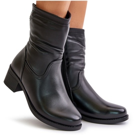 Botas Tacón Forrado con Piel Vinceza 85155 Negro 8