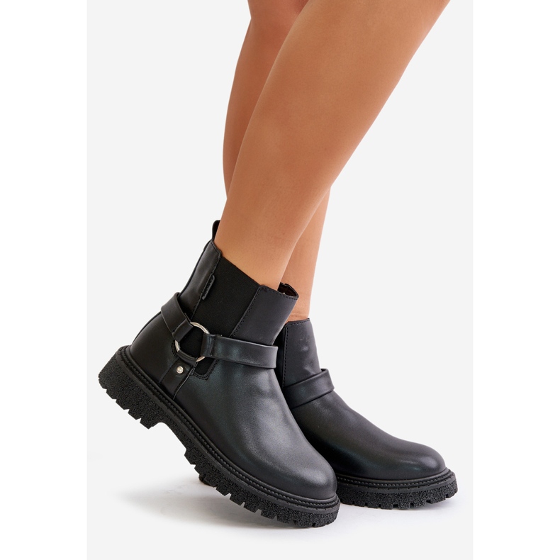 Botas Chelsea Aislantes Con Cremallera Big Star OO274A128 Negro 1