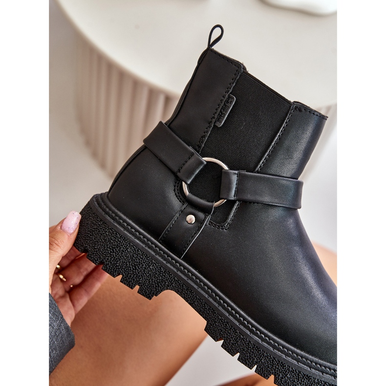 Botas Chelsea Aislantes Con Cremallera Big Star OO274A128 Negro 2