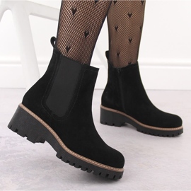 Botas Chelsea de mujer de piel negra Filippo DBT4805 negro 5