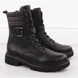 Botas aislantes para mujer marroquinería, negro Remonte D1W71-03 2