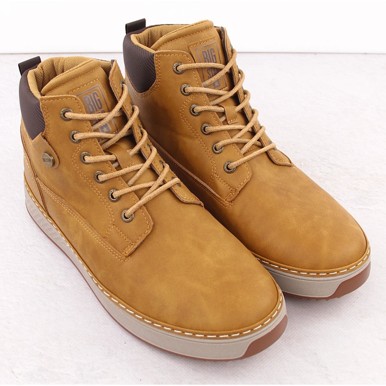 Zapatillas altas de hombre negras Big Star OO174561 negro 2