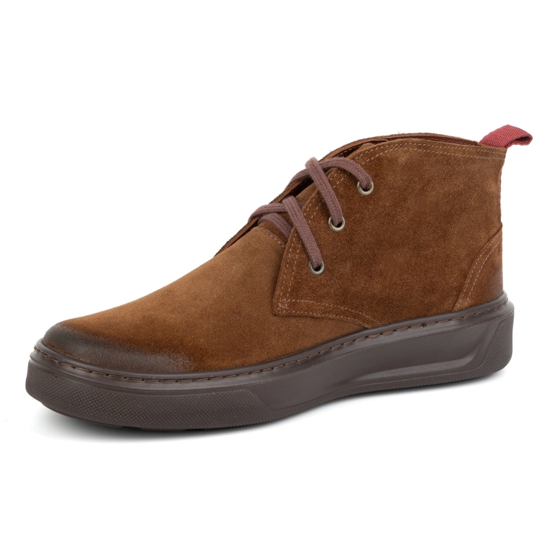Zapatos chukka hombre piel KAMPOL 109/804 Sw marrón 1