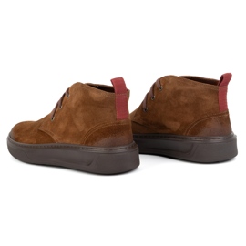 Zapatos chukka hombre piel KAMPOL 109/804 Sw marrón 4