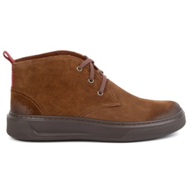 Zapatos chukka hombre piel KAMPOL 109/804 Sw marrón 6