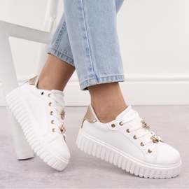 News Deportivas mujer plataforma color blanco NOVEDAD 4756 5