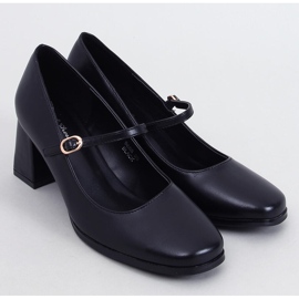 Mary Jane Keefel Zapatos de tacón negros 1