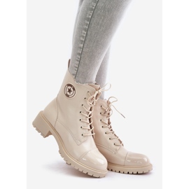Botas de trabajo cálidas con cremallera Soratta beige 1