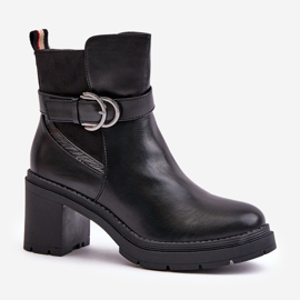Botas Mujer Tacón Alto, Cálidas, Cremallera, Negro Inabelle 4