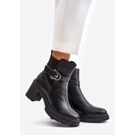 Botas Mujer Tacón Alto, Cálidas, Cremallera, Negro Inabelle 1