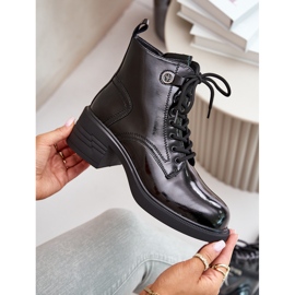 S.Barski Botines Piel Charol Aislado D&amp;A JC42-78 Negro 2