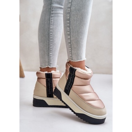 Botas Bajas De Nieve Suela Gruesa D.Franklin DFSH371010 Beige 5