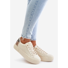 Zapatillas de mujer aisladas con plataforma Big Star OO274A454 Beige 1