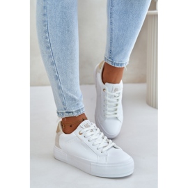 Zapatillas de deporte aisladas para mujer con plataforma Big Star OO274A452 Blanco 4