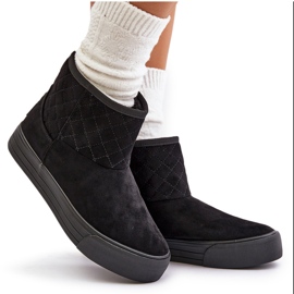 Botas De Nieve Con Cremallera Aislante Con Pelo Big Star OO274A522 Negro 10