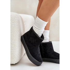 Botas De Nieve Con Cremallera Aislante Con Pelo Big Star OO274A522 Negro 6