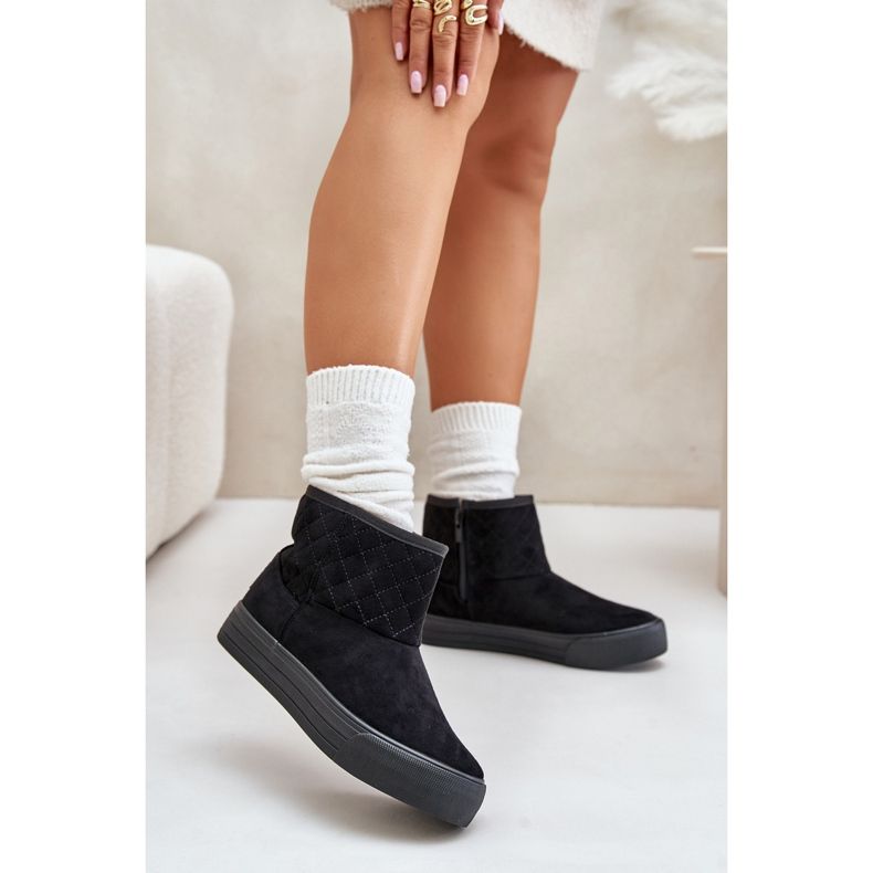 Botas De Nieve Con Cremallera Aislante Con Pelo Big Star OO274A522 Negro 2 Botas De Nieve Con Cremallera Aislante Con Pelo Big Star OO274A522 Negro 2