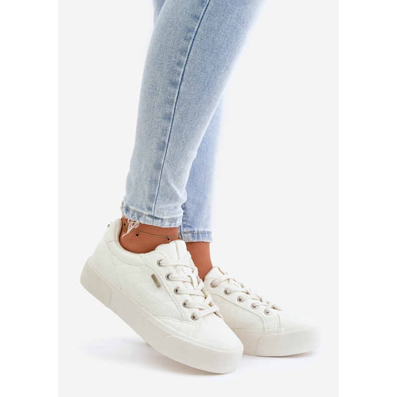 Zapatillas Mujer Plataforma Aislante Big Star OO274A464 Blanco 1 Zapatillas Mujer Plataforma Aislante Big Star OO274A464 Blanco 1