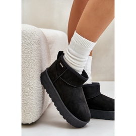 Botas de Nieve Plataforma Baja Big Star OO274A099 Negro 11