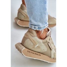 Zapatillas Mujer Piel Big Star OO274564 Hi-Poly System Beige 8