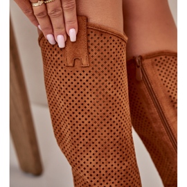 Botas Mujer Caladas Camel S.Barski HY42-139 marrón 4 Botas Mujer Caladas Camel S.Barski HY42-139 marrón 4