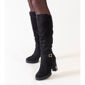 Botas de tacón alto con aislamiento negro de Alra 2